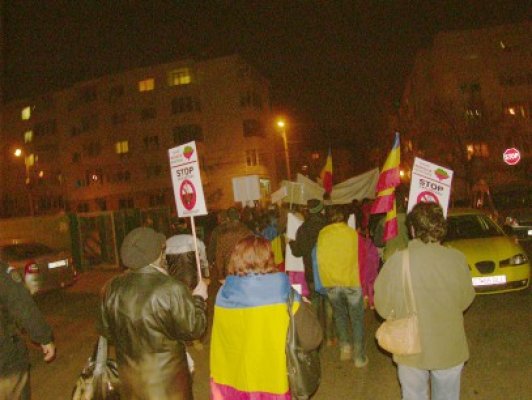 Protest la Constanţa, împotriva proiectului Roşia Montană şi a gazelor de şist